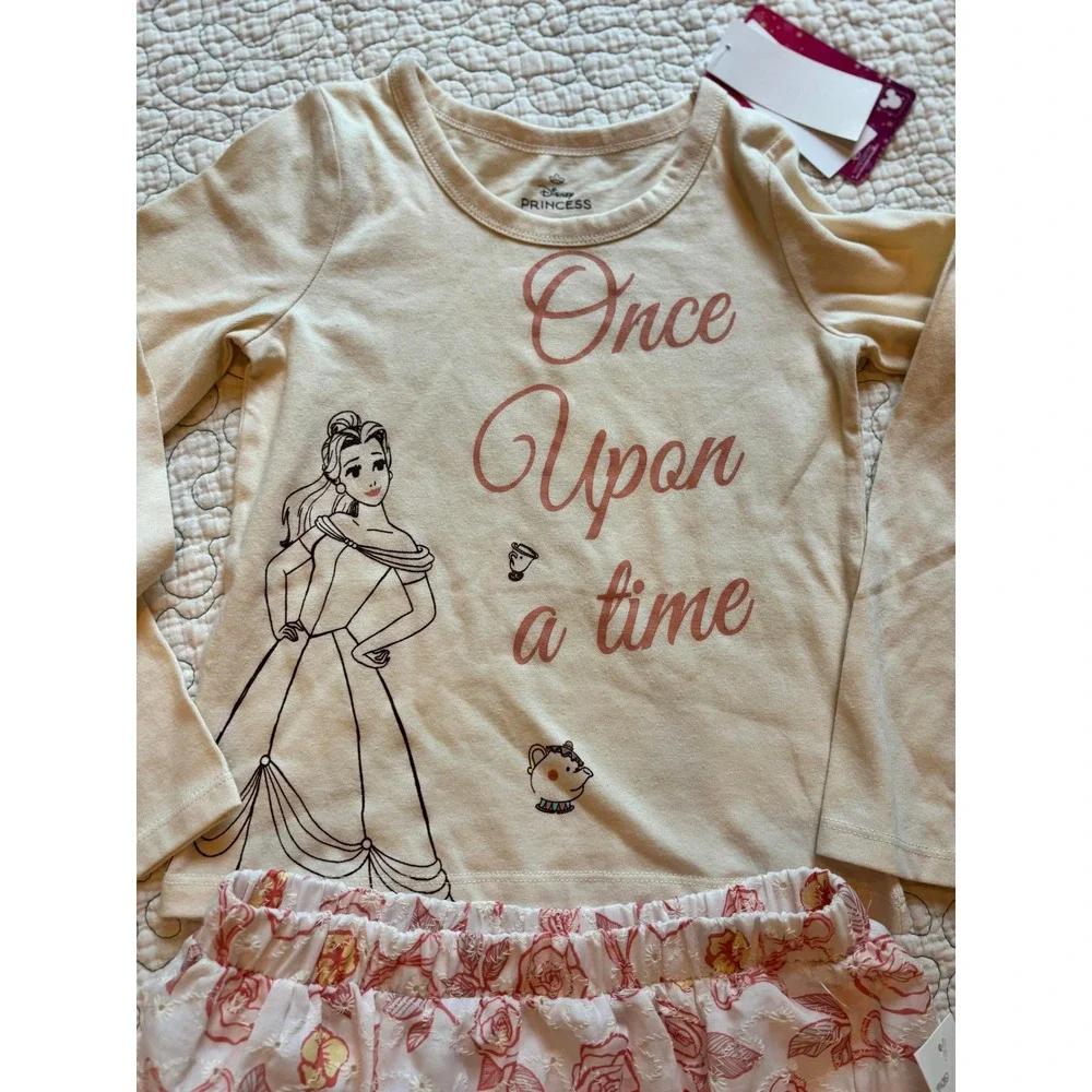 Disney‎ Princess Belle Once Upon a Time Skort Set Girls 6X